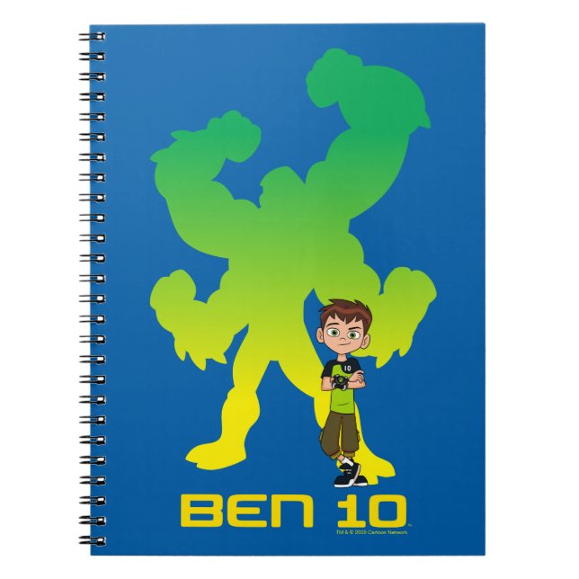 Ben 10 och fyra Armar Shadow Anteckningsbok (Framsidan)