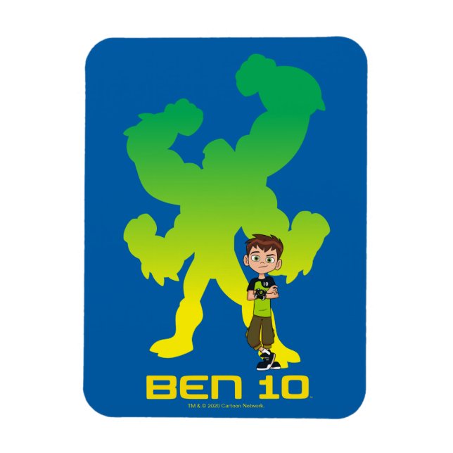 Ben 10 och fyra Armar Shadow Magnet (Vertikal)