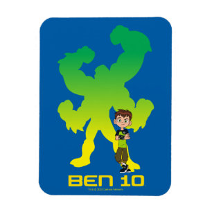 Ben 10 och fyra Armars skugga Magnet
