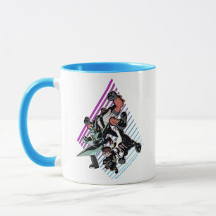 Ben 10 Retro Alien Group Graphic Mugg