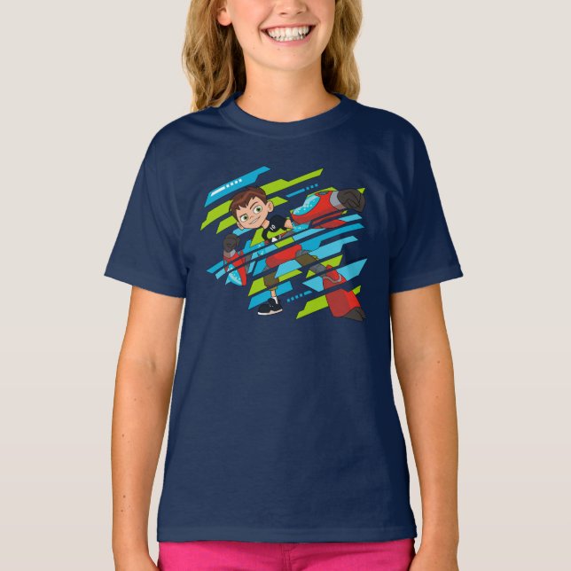Ben 10 Spill-DNA-omvandling T Shirt (Framsida)