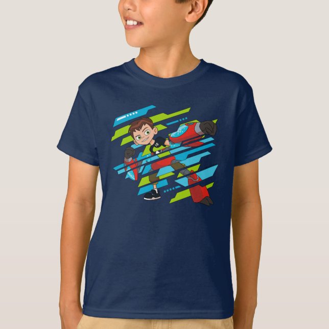 Ben 10 Spill-DNA-omvandling T Shirt (Framsida)