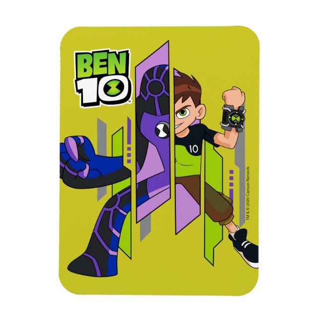 Ben 10 Uppgradera DNA-omvandling Magnet (Vertikal)