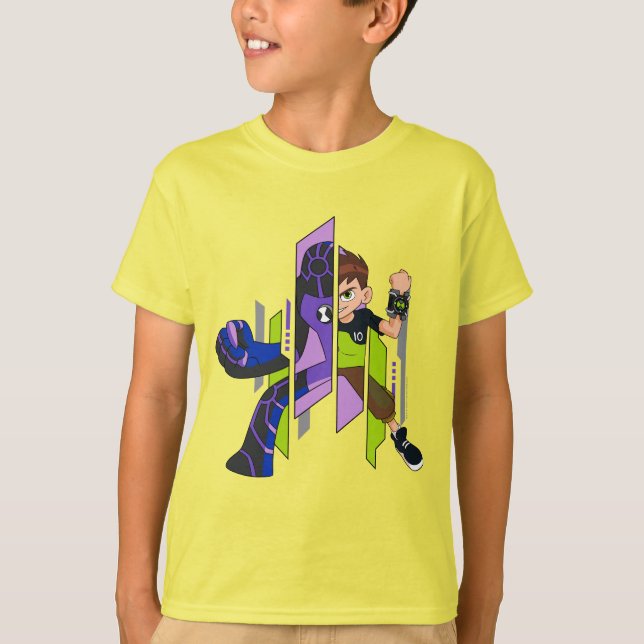 Ben 10 Uppgradera DNA-omvandling T Shirt (Framsida)