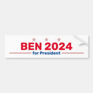 Ben 2024-stötfångare bildekal
