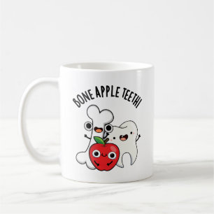 Ben Apple Tänder Rolig Bona Appetit Puns Kaffemugg