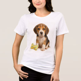 Ben att bli Vild - Beagle-Valp och Polka-punkt T Shirt