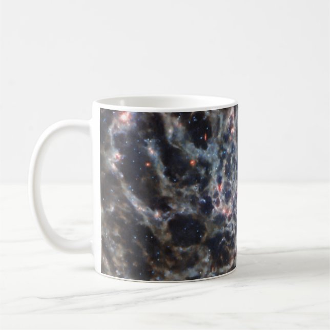 Ben av Galaxy IC5332 från JWST Kaffemugg (Vänster)