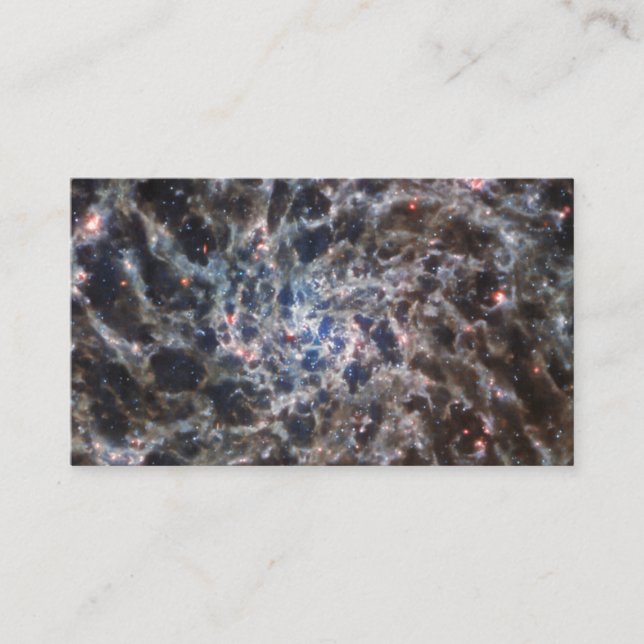 Ben av Galaxy IC5332 från JWST Visitkort (Framsida)