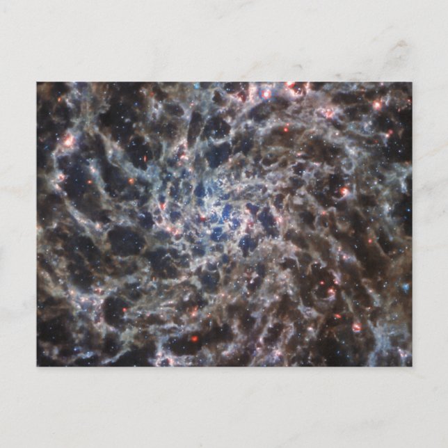 Ben av Galaxy IC5332 från JWST Vykort (Framsida)