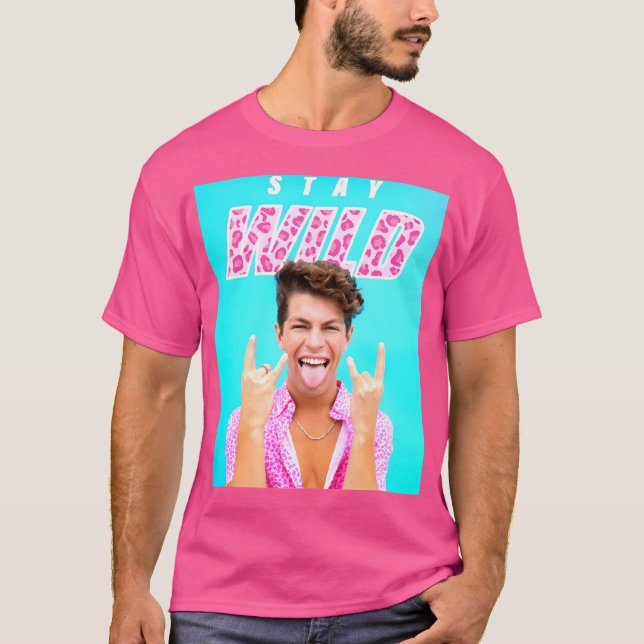 Ben Azelart Stanna Vild Fire T Shirt (Framsida)
