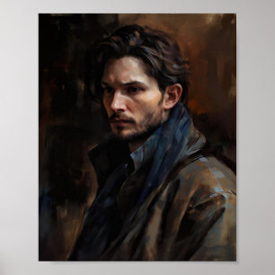 Ben Barnes Oljemålning Darkling Kirigan Poster