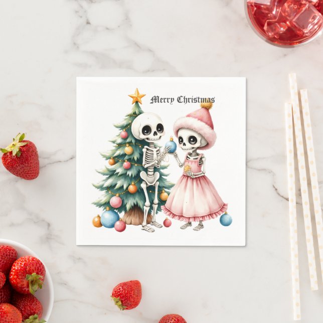 Ben, baubles och lite magi pappersservett (Insitu)