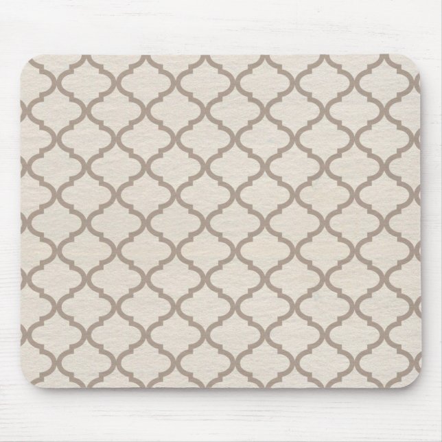 Ben/Beige Marockansk Gitter Musmatta (Framsidan)