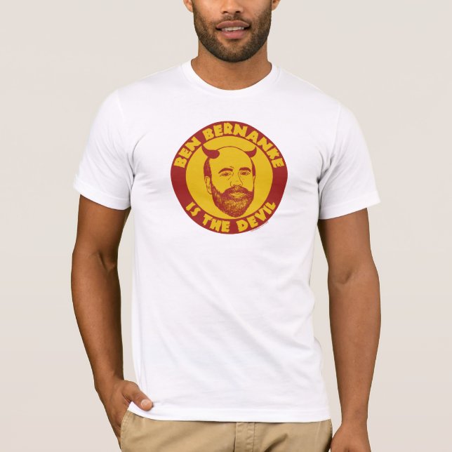 Ben Bernanke är djävulenskjortan Tee (Framsida)