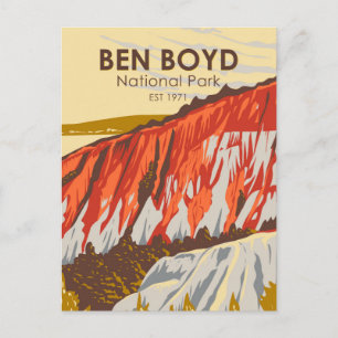 Ben Boyd National Park Australia Vintage Vykort
