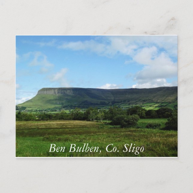 Ben Bulben, Co Sligo Ireland Vykort (Framsida)