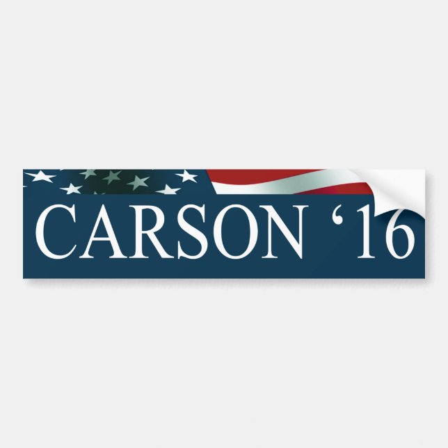 Ben Carson 2016 Bildekal (Framsidan)