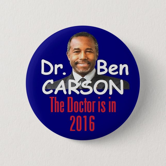 Ben CARSON 2016 Knapp (Framsida)