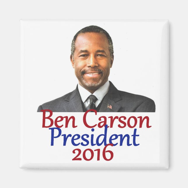 Ben CARSON 2016 Magnet (Framsidan)