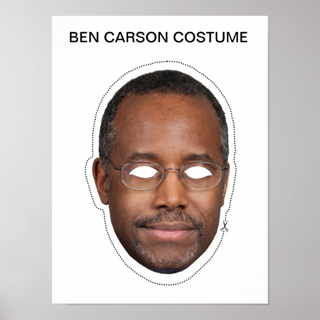 Ben Carson Costume Poster (Framsidan)