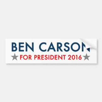 Ben Carson för den presidentbildekalet 2016 Bildekal