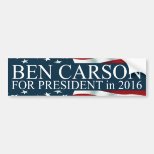 Ben Carson för president i 2016 Bildekal