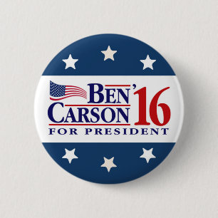 Ben Carson för president Knapp