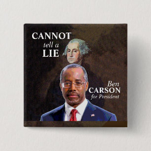 Ben Carson för president Knapp