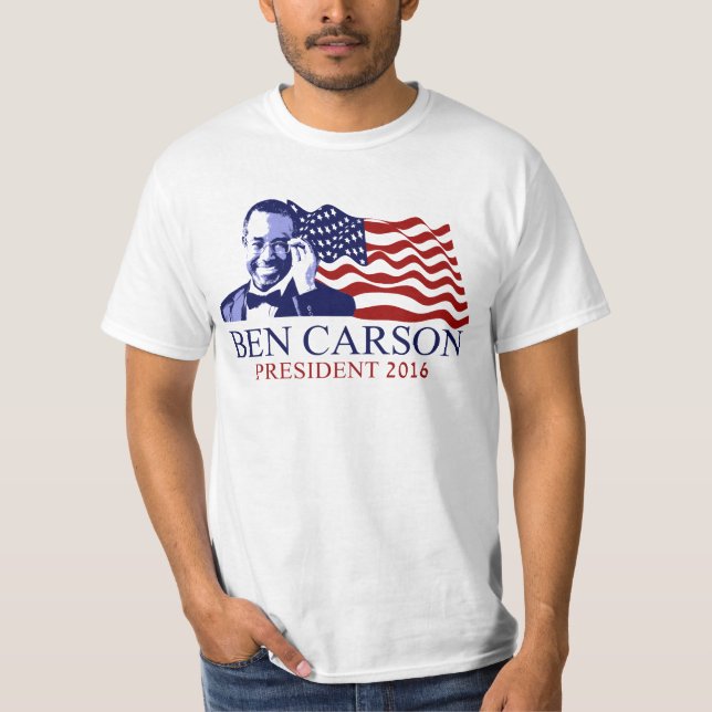 Ben Carson för president T-shirt (Framsida)