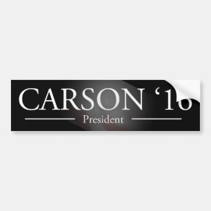 Ben Carson för presidentbildekal Bildekal