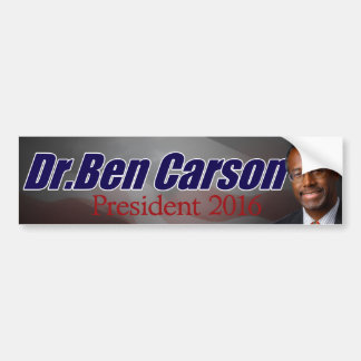 Ben Carson för presidentbildekal Bildekal