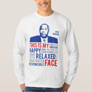 Ben Carson Kampanj 2016 Det här är mitt Ansikte Tröja