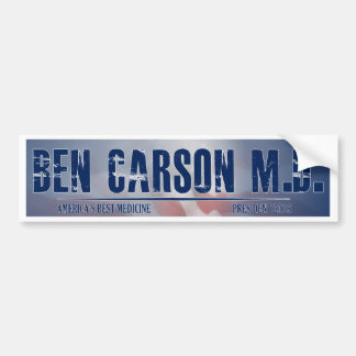 Ben Carson M.D. för president Bildekal