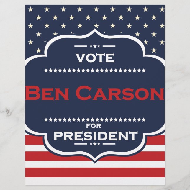 Ben Carson President (Framsida)