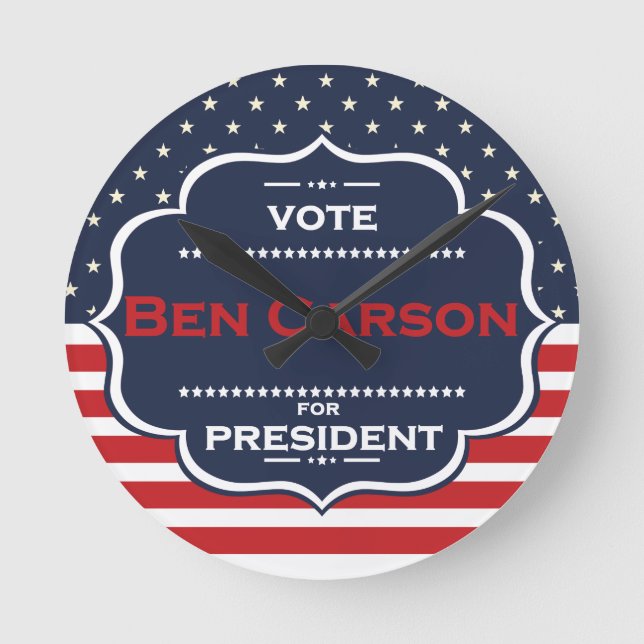 Ben Carson President Rund Klocka (Framsida)