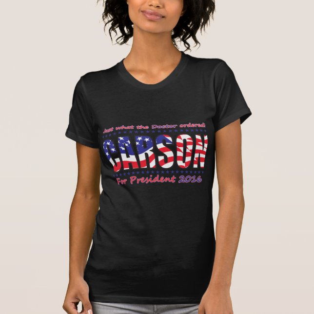 Ben Carson till president Tee Shirt (Framsida)