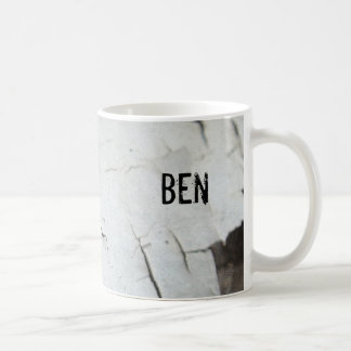 Ben Custom sprickmålad namn mugg