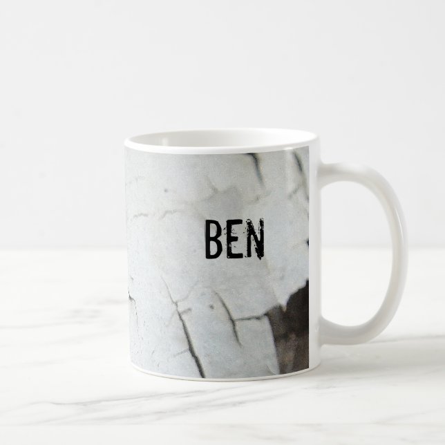Ben Custom sprickmålad namn mugg (Höger)