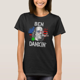 Ben Drankin 4:e juli Benjamin Franklin Usa Fla T Shirt
