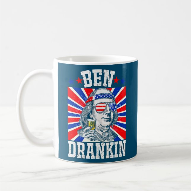 Ben Drankin 4:e Juli Ölbryggning Benjamin Kaffemugg (Vänster)