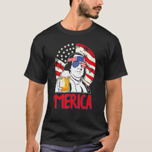 Ben Drankin 4:e juli Wome Benjamin Franklin Manar T Shirt