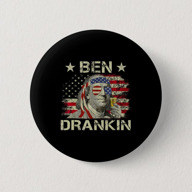 Ben Drankin Benjamin Franklin 4 juli Rolig Dr Knapp (Framsida)