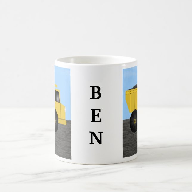 Ben Dumper Lastbil Personlig Namn Mugg (Center)