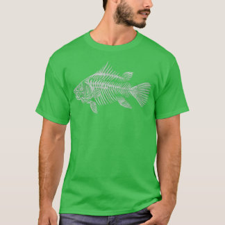 Ben Fish Skeleton Fish Bone T Shirt