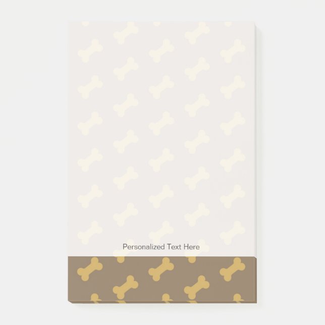 ben för hund struktur post-it block (Framsida)