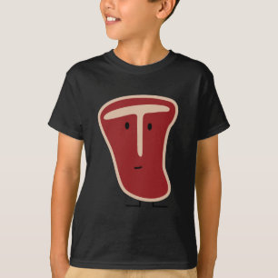 ben för nötkött för T-ben steakkött protein T-shirt