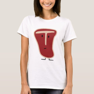 ben för nötkött för T-ben steakkött protein Tee Shirt