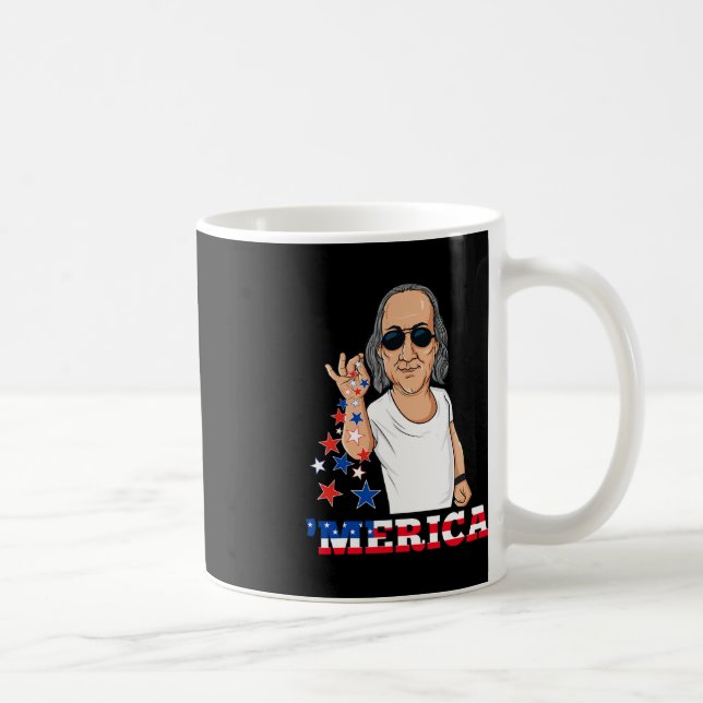 Ben Franklin 4:e juli Merica Kaffemugg (Höger)