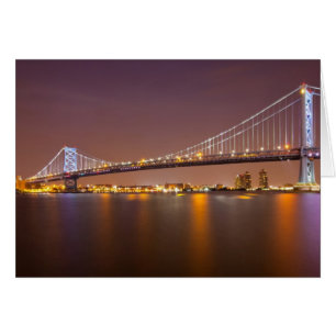 Ben Franklin Bridge Hälsningskort